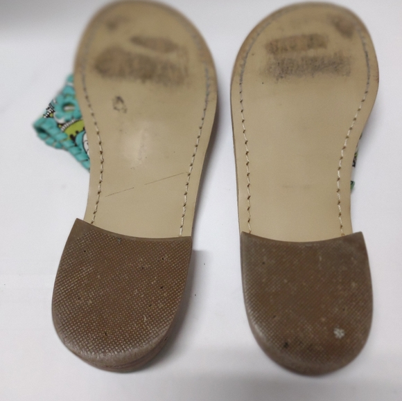 Jack Rogers Size 6 Teal Leather Sandals - Picture 5 of 8